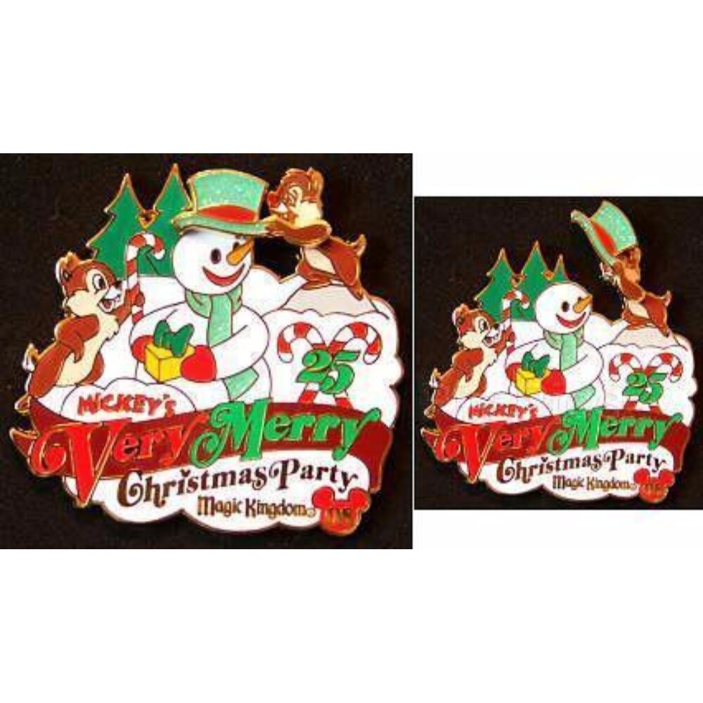 Disney Pin Chip and Dale Mickey's Very Merry Christmas Party 2008 WDW LE 66343